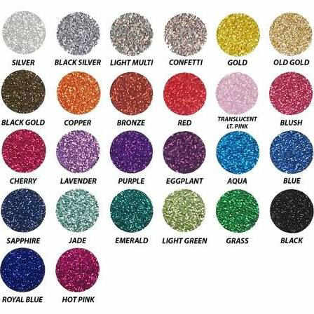 glitter vinyl colors